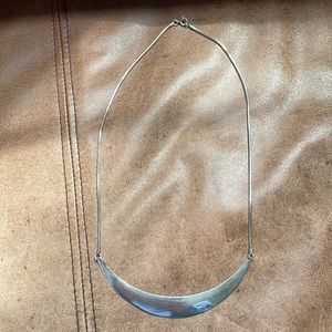 Vintage Sterling Silver necklace from Mexico, statement piece